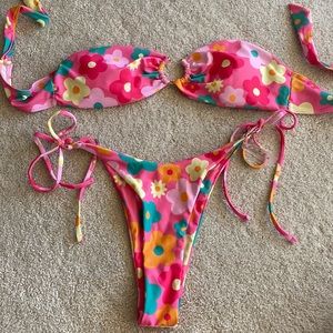 Cheeky Bandeau Bikini Set